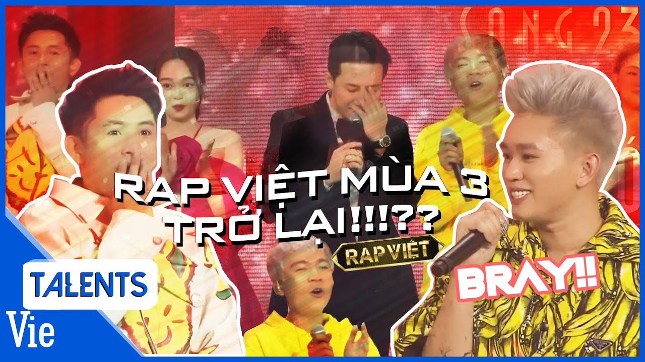 CHẤN ĐỘNG Rap Việt Mùa 3 sẽ trở lại? B Ray bất ngờ xuất hiện cạnh Ricky Star, Lil Wuyn tại Sóng 23