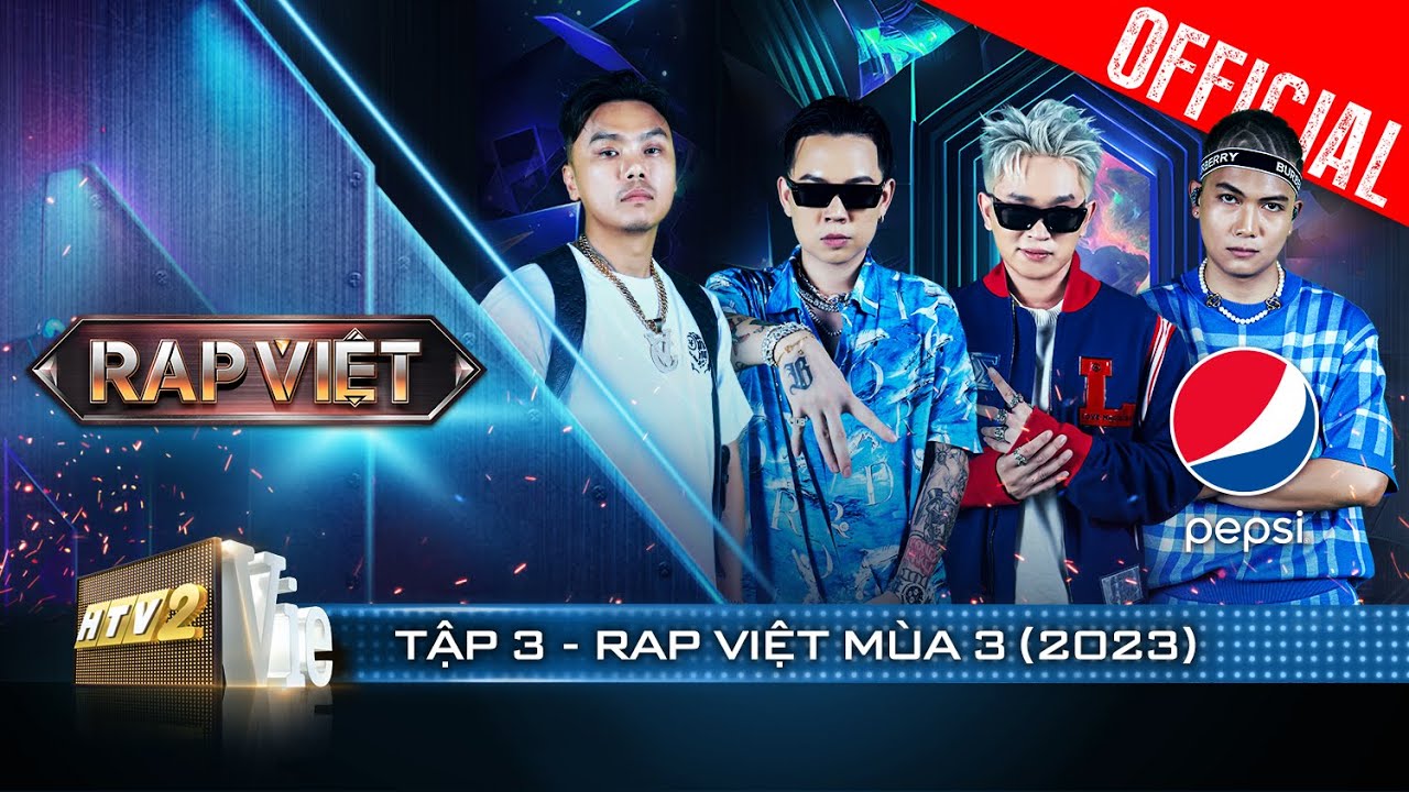 Rap Việt Mùa 3 – Tập 3: HIEUTHUHAI xuất hiện, HURRYKNG Mikelodic đốt cháy sân khấu | Rap Việt 2023