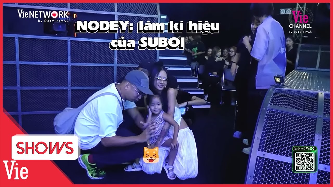 CƯNG XỈU khoảnh khắc gia đình Suboi trong hậu trường Rap Việt 2023