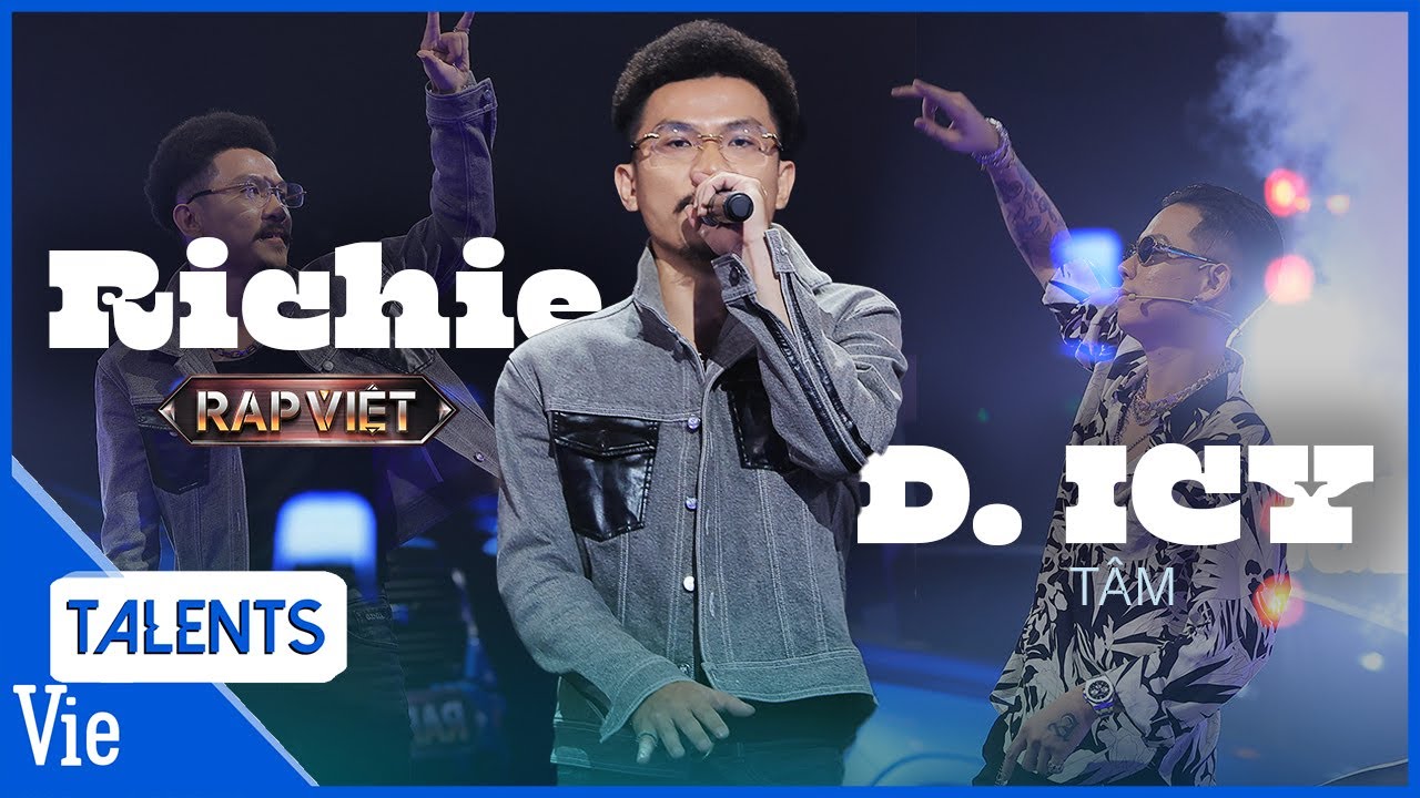 "Anh Bảy Thợ Khoan" RICHIE D. ICY cùng dòng nhạc Drill chinh phục anh Bâus | Rap Việt Live Stage