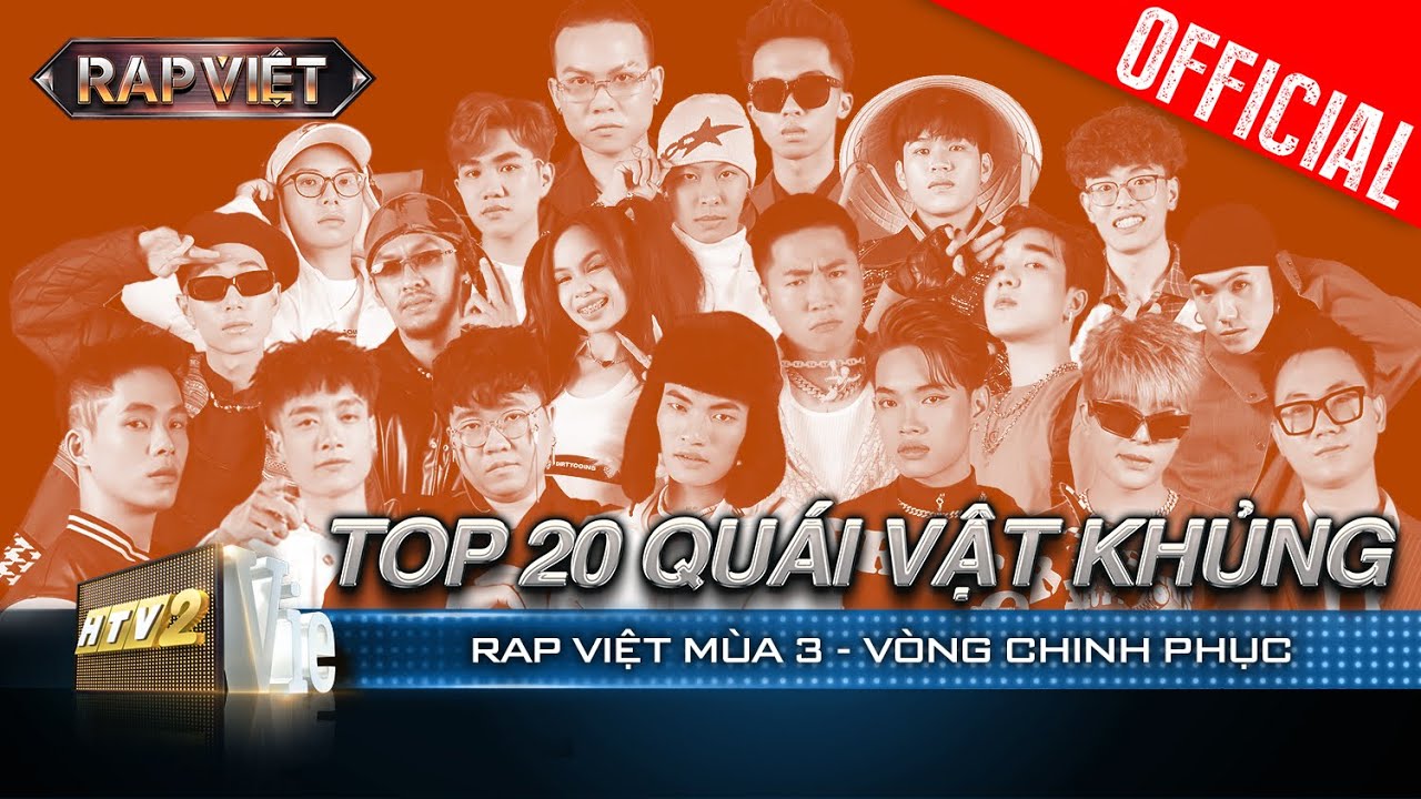 Những tiết mục nghe là dính của Top 20 quái vật khủng vòng Chinh Phục | Rap Việt 2023