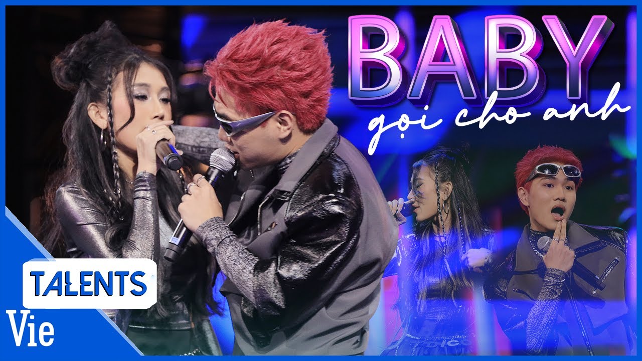UMIE cuốn CAPTAIN vào tình yêu socola kẹo mút với Baby Gọi Cho Anh | Rap Việt Live Stage