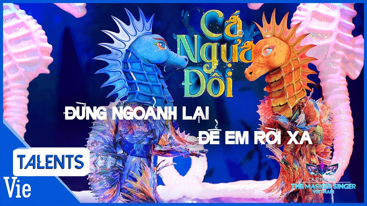 Đừng Ngoảnh Lại x Để Em Rời Xa - Cá Ngựa Đôi song tấu cực đã tai | Ca Sĩ Mặt Nạ Mùa 2