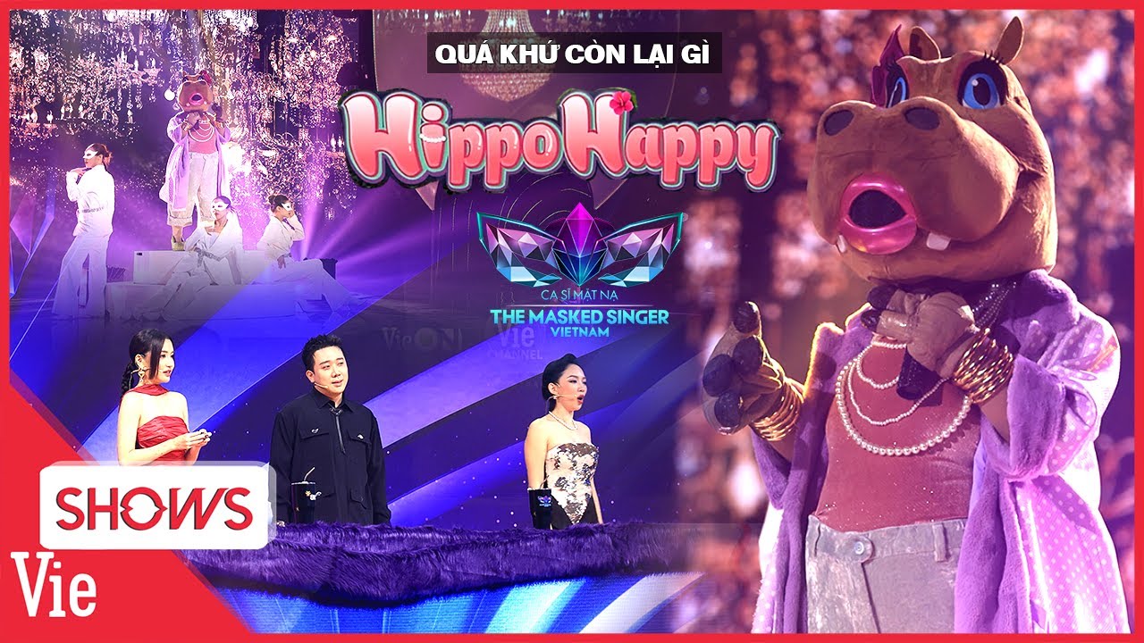 HippoHappy chạm nốt cao như Mariah Carey khiến Trấn Thành, Tóc Tiên nổi da gà | THE MASKED SINGER