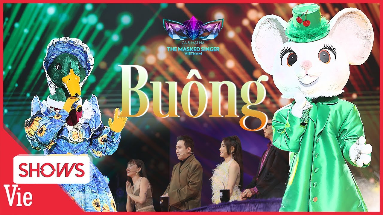 Màn battle viral giữa Madame Vịt, Chuột Cherry ca khúc Buông bùng nổ The Masked Singer Mùa 2