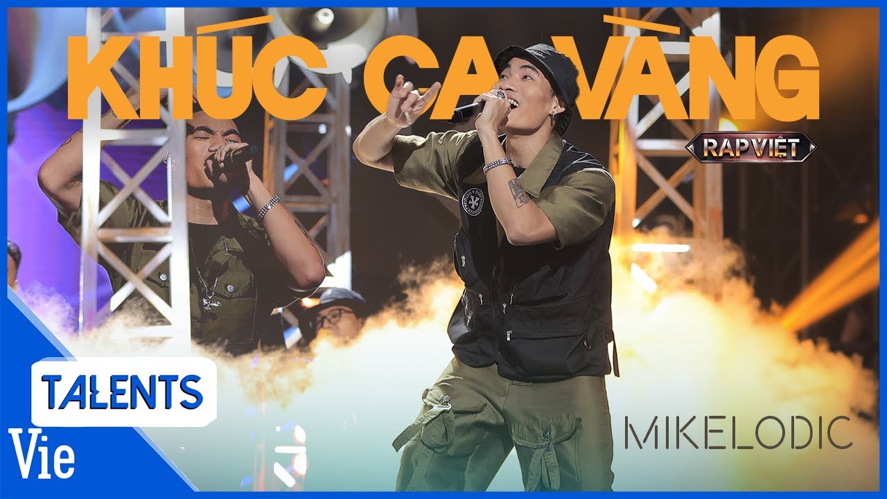 Mikelodic khiến cả trường quay xúc động tự hào cùng Khúc Ca Vàng vô chung kết | Rap Việt Live Stage