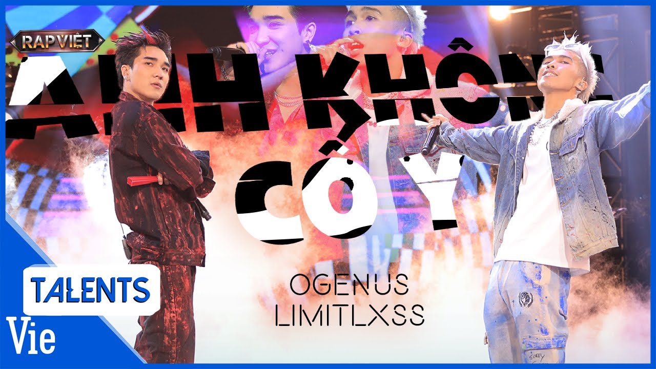 OGENUS cùng LIMITLXSS rap Anh Không Cố Ý gây u mê cả sân khấu | Rap Việt Live Stage