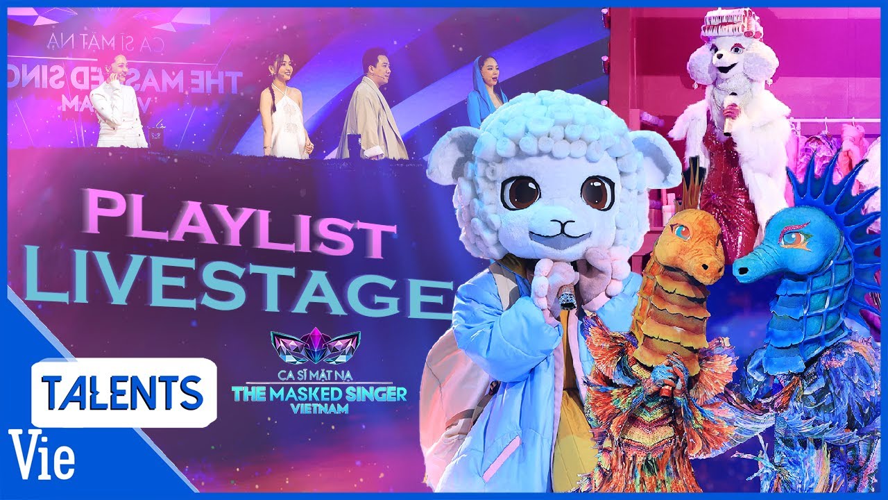 Playlist Livestage The Masked Singer Tập 2: Cún Tóc Lô chất giọng diva, Tam đấu lần đầu xuất hiện