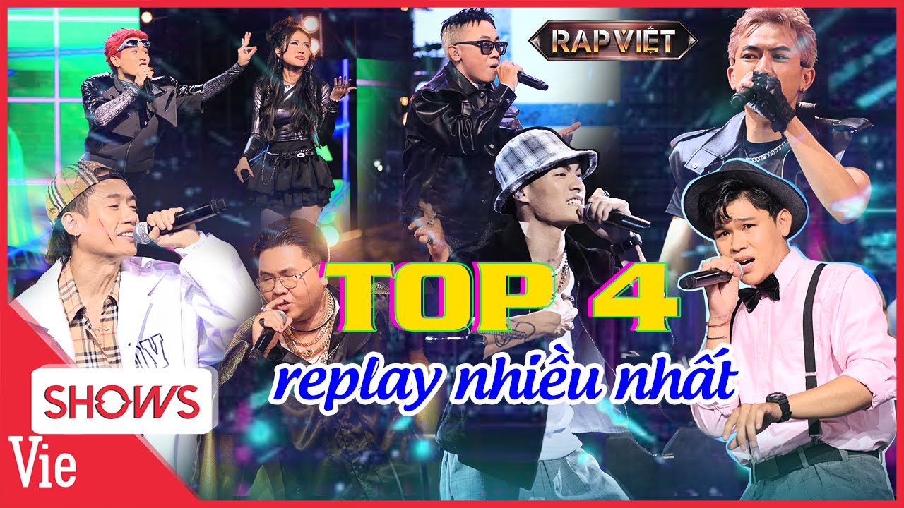 Tổng hợp TOP 4 bản hit viral tại RAP VIỆT Mùa 3 | Rap hay mỗi ngày, nhạc top trending hay nhất
