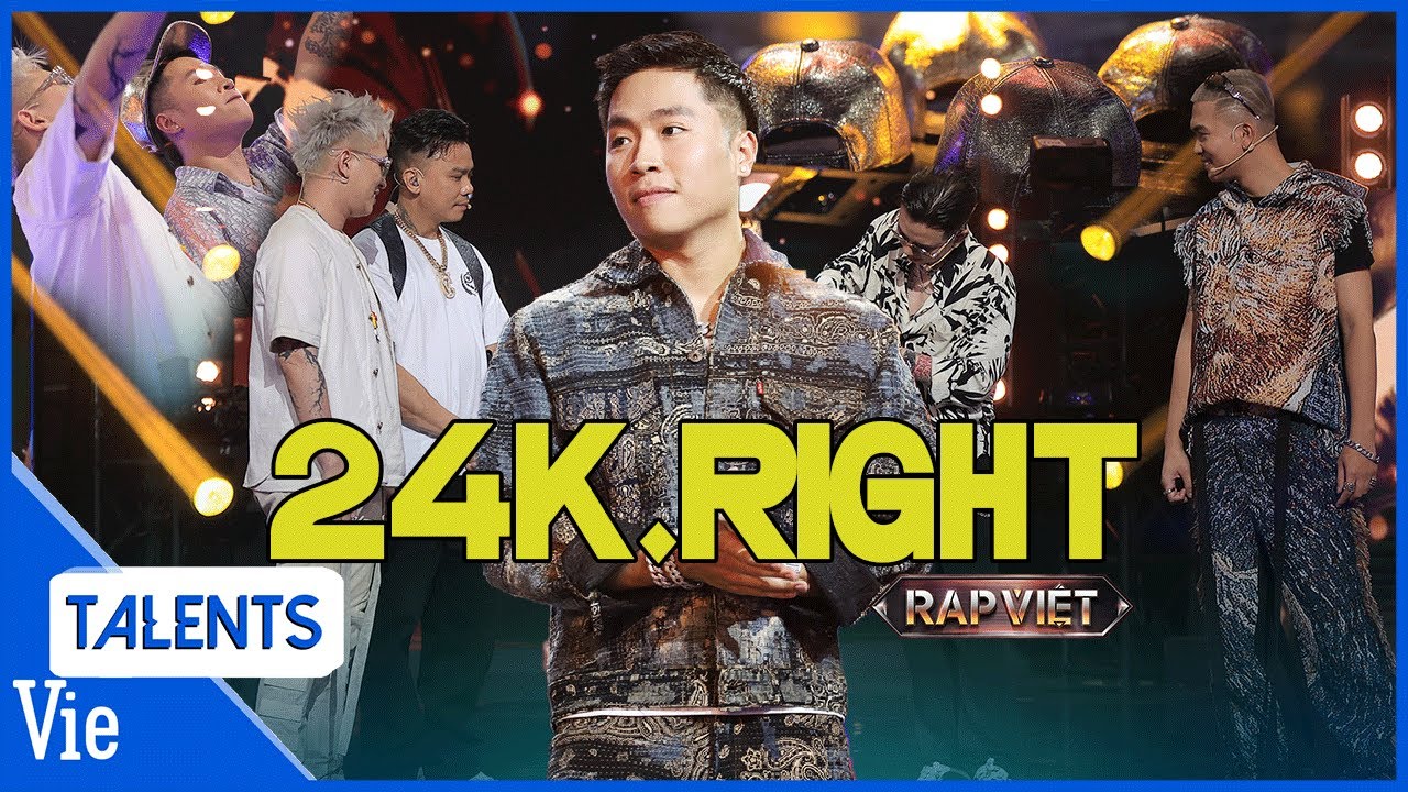 24K.RIGHT ‘Hoàng tử nhạc Trap’ của Rap Việt mùa 3 và cú đạp về đội B Ray tiến vào chung kết