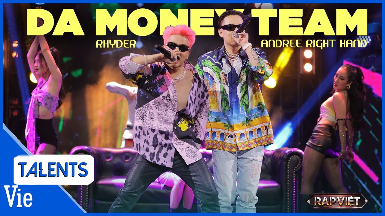 Da Money Team – Andree Right Hand x Rhyder khuấy đảo sân khấu như in da club | Rap Việt Live Stage