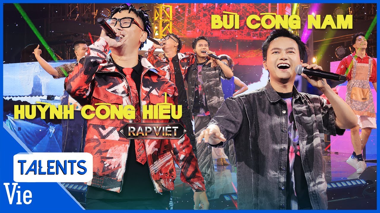 Huỳnh Công Hiếu cùng Bùi Công Nam đem thông điệp Ai Cũng Có Thể Là Quán Quân | Rap Việt Live Stage