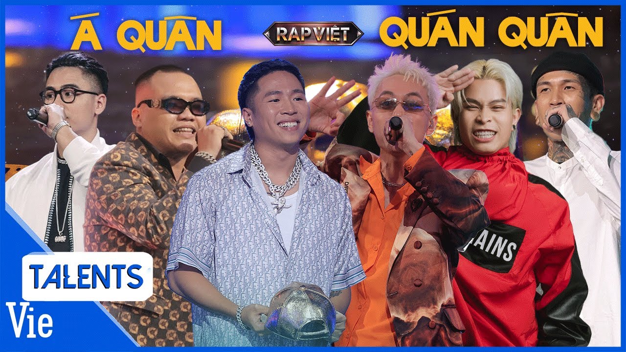 TOP 6 Quán Quân - Á Quân và những màn kết hợp tạo nên ĐỊA CHẤN tại 3 Mùa Rap Việt |Playlist Rap Việt