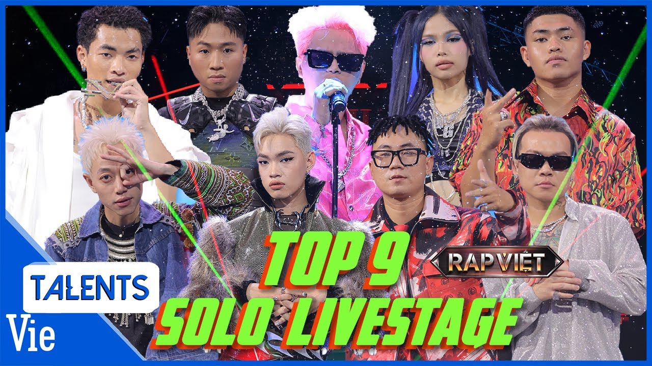 Tổng hợp live stage TOP 9 SOLO đẳng cấp tại chung kết Rap Việt Mùa 3 | Playlist Rap Hay Nhất 2023