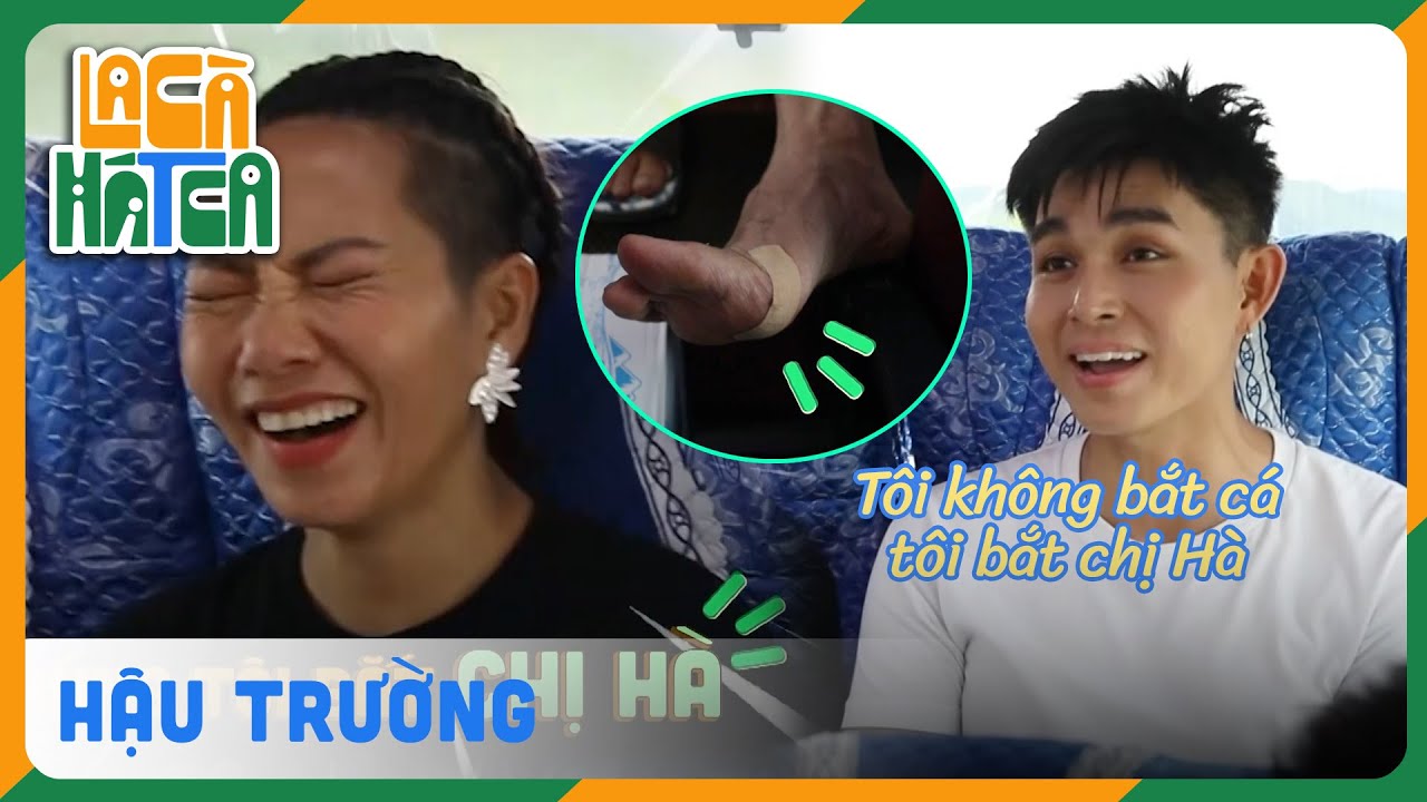 VieBuzz | Jun Phạm gặp "chấn thương", quyết không bắt cá chỉ tập trung bắt chị Hà Trần | BTS La Cà Hát Ca