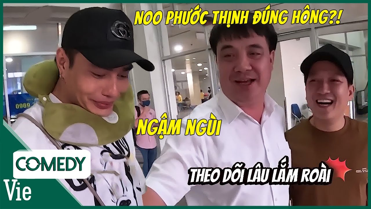Phóng viên Diệu Lâm càn quét sân bay, CHẾT ĐỨNG khi bị khán giả nhầm với Noo Phước Thịnh