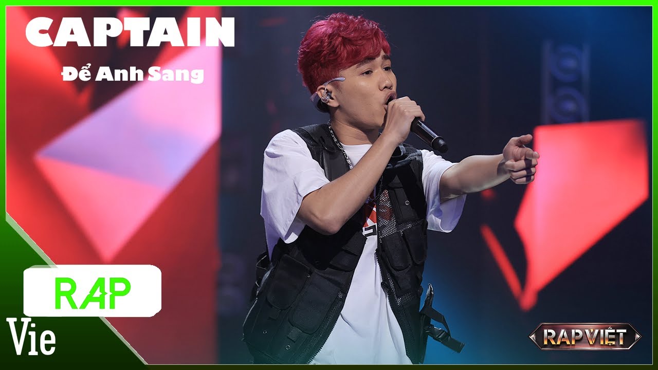 ViePaparazzi | Để Anh Sang – CAPTAIN | Rap Việt Mùa 3 Live Stage