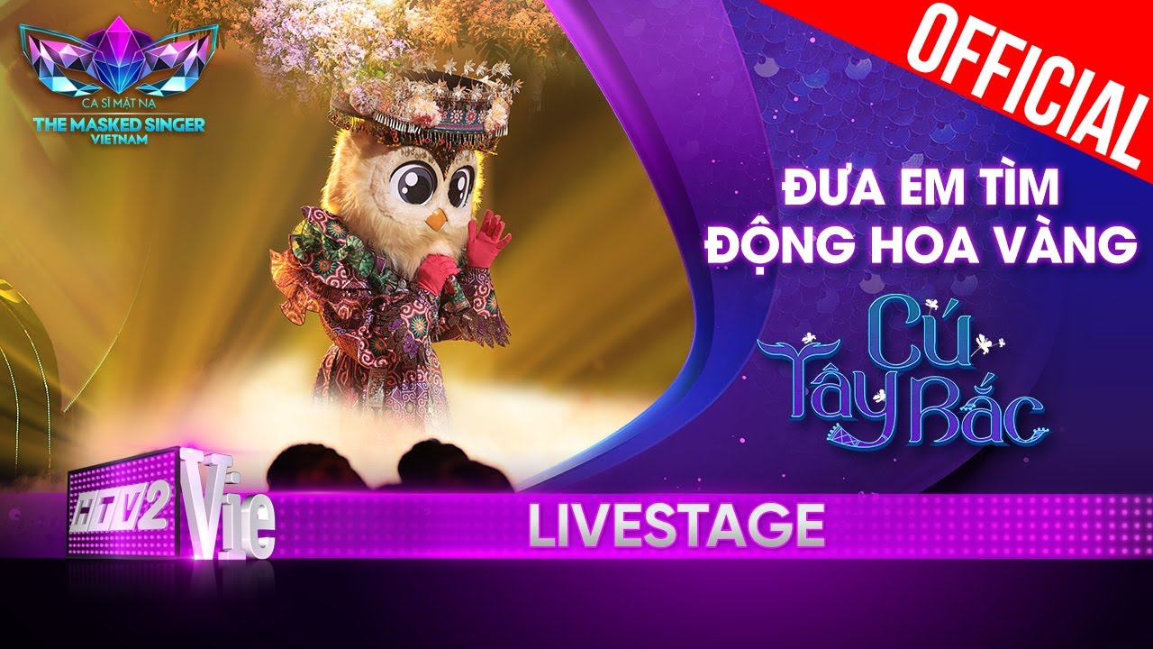 Cú Tây Bắc khoe giọng đẳng cấp Đưa Em Tìm Động Hoa Vàng| The Masked Singer Vietnam 2023 [Live Stage]