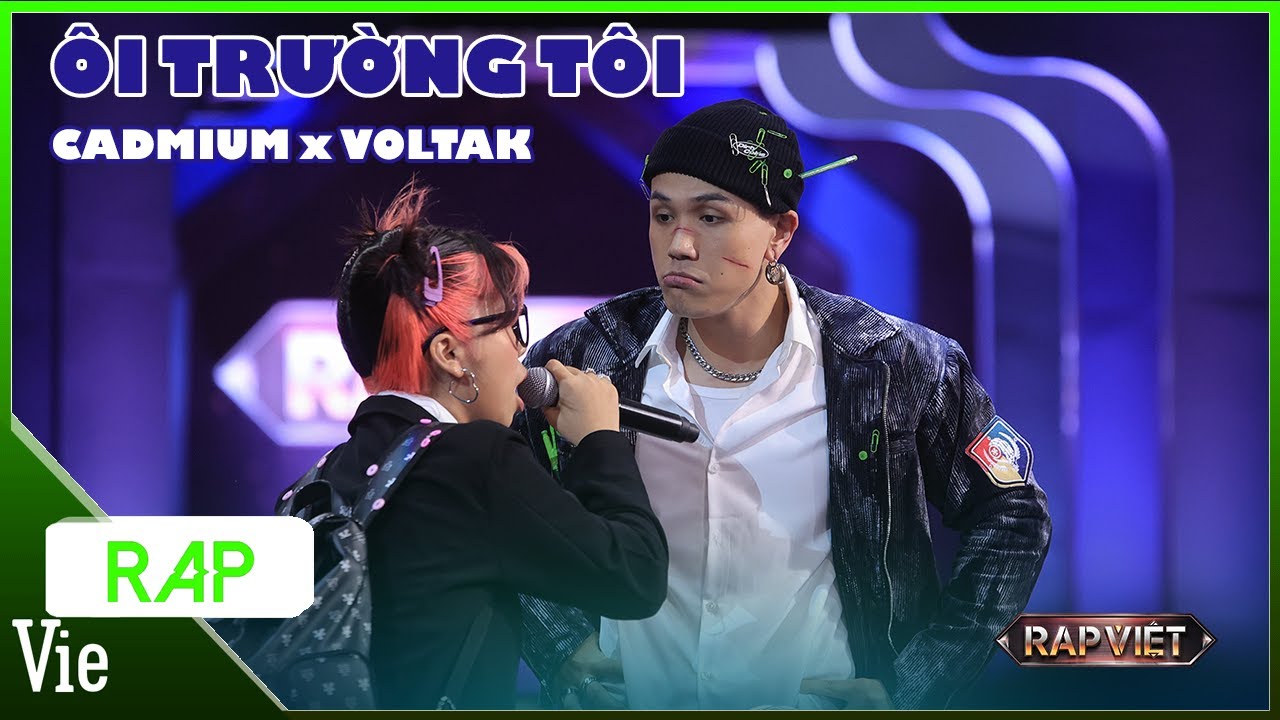 Ôi Trường Tôi - CADMIUM x VOLTAK | Rap Việt Mùa 3 Live Stage