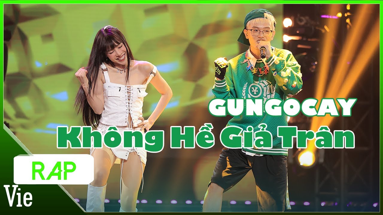 Không Hề Giả Trân - gung0cay | Rap Việt Mùa 3 Live Stage