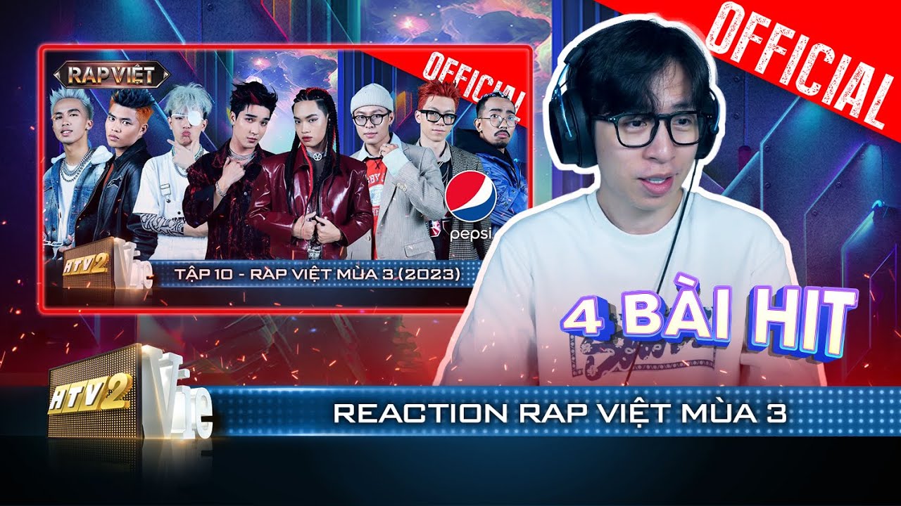 Reaction Rap Việt Mùa 3: ViruSs khoái chí với 4 bài hit Team BigDaddy | Rap Việt 2023