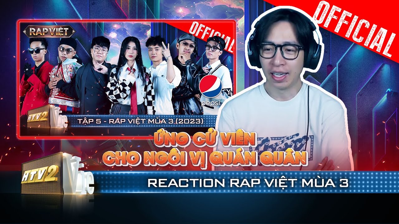 Reaction Rap Việt Mùa 3: MinhLai – HYDRA là nhân tố khiến ViruSs trầm trồ | Rap Việt 2023