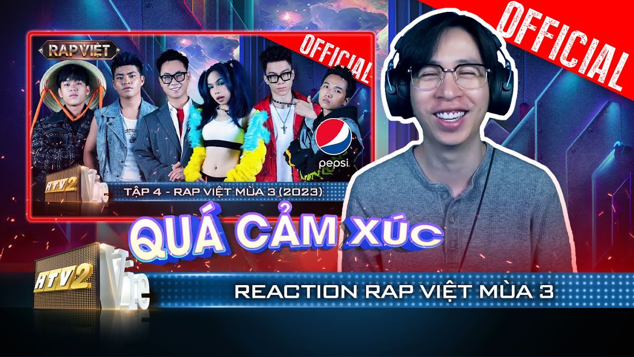 Reaction Rap Việt Mùa 3: ViruSs không khỏi nghẹn ngào khi nghe Huỳnh Công Hiếu rap | Rap Việt 2023
